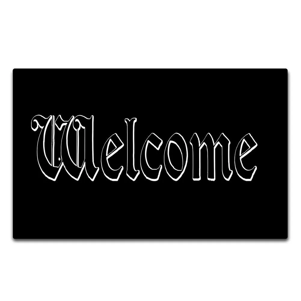 Пользовательский приветственный коврик Забавный для входной двери декоративный