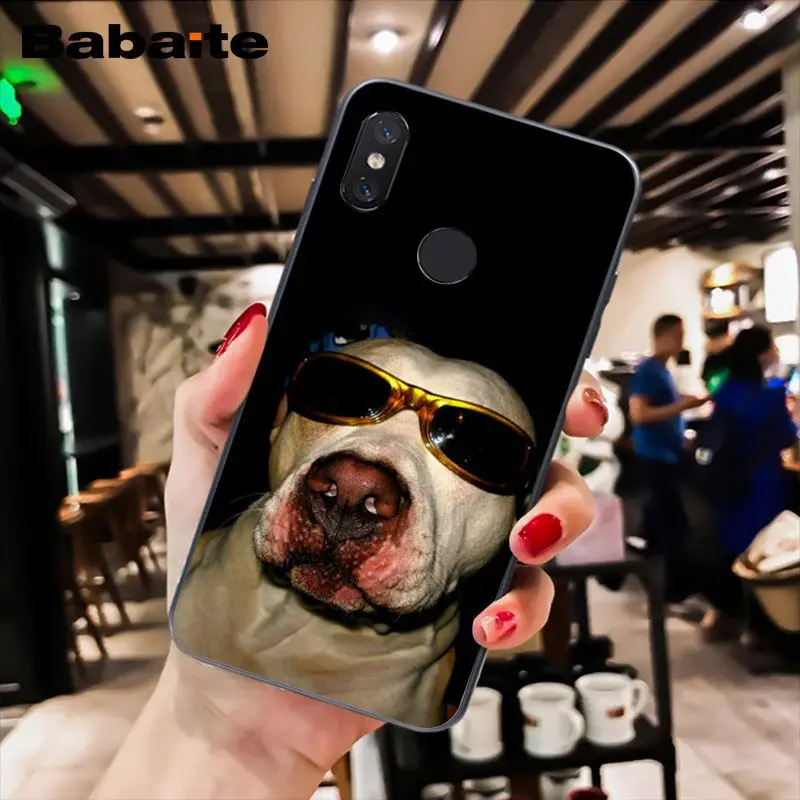 A10 Babaite питбуль прекрасная собака защитный чехол для телефона для Xiaomi MiA1 A2 lite F1 Redmi8 6A 4X 5Plus S2 Note7 8Pro 5A 7A - Цвет: A10