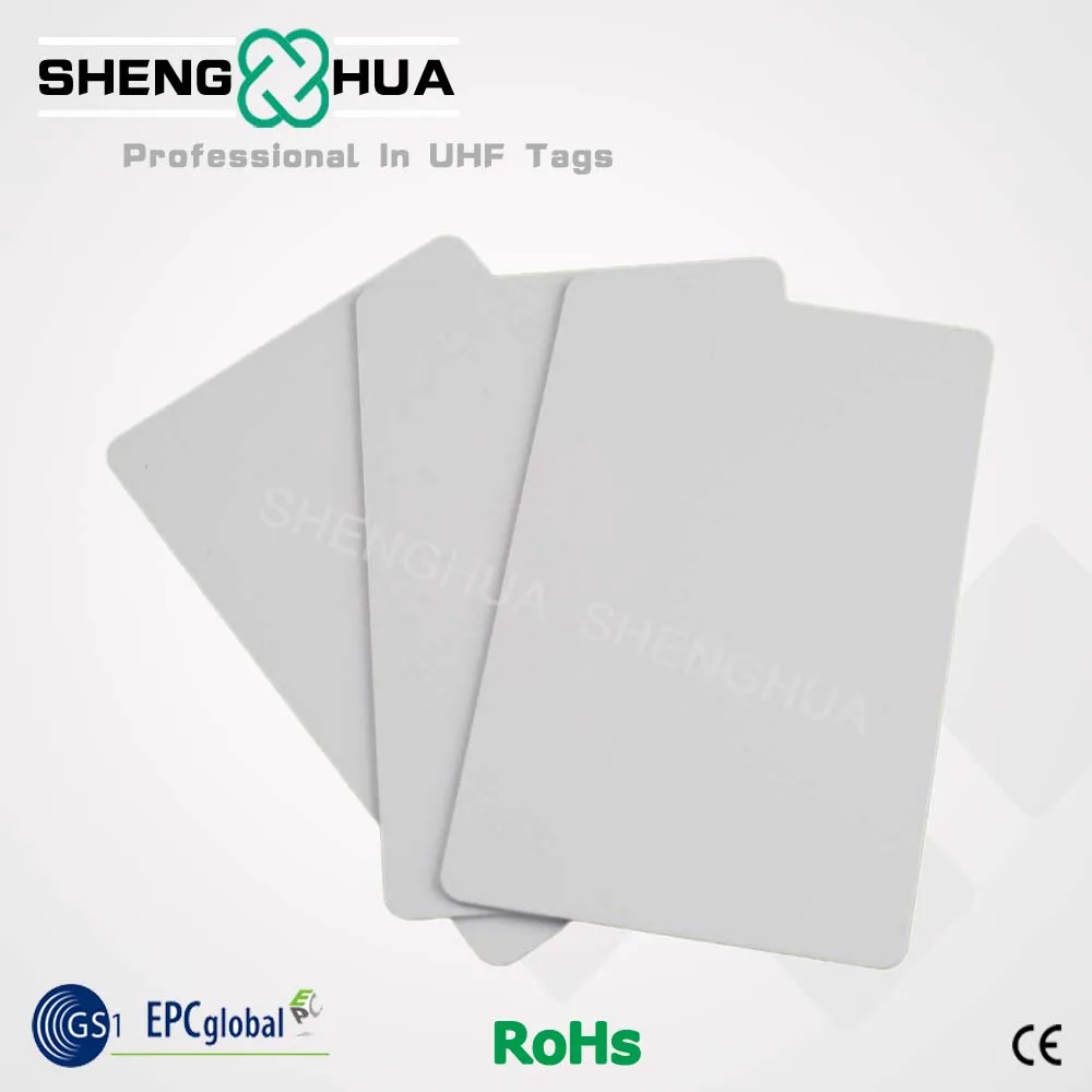 

50pcs/pack uhf passive rfid pvc card blank contactless smart card waterproof for rfid door lock access control system