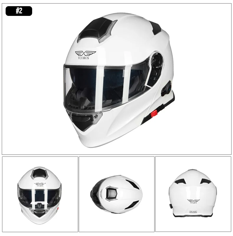 Vcoros модульный Водонепроницаемый BlueTooth для мужчин и женщин флип casco moto cycleHelmet capacete мотоциклетный шлем bluetooth