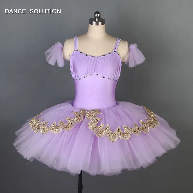 Lilac Сиреневая ночная рубашка из спандекса, профессиональная балетная пачка для взрослых и детей, танцевальный балетный костюм, платье принцессы для танцев, 4 цвета, BLL073 - Цвет: Lilac