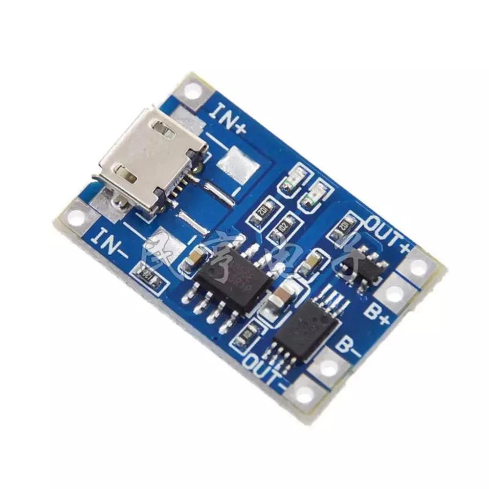 MH-ET LIVE 5pcs MicroUSB 5V 1A 18650 TP4056 батарея Au литиевая зарядка модуль совет с двойной