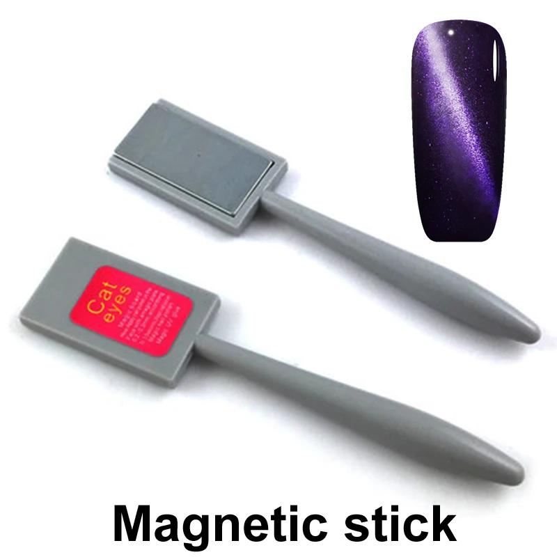 magnetic stick Yinikiz кошачий глаз гель лак-эмаль для ногтей Перманентный магнитный гель лак для ногтей лак для нейл-арта Сияющий волшебный цвет Клей - Цвет: magnetic stick