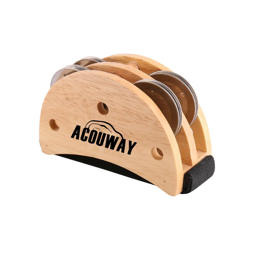 Acouway эллиптический Cajon Drum Box Companion аксессуар черный цвет ноги Jingle бубен для ручных