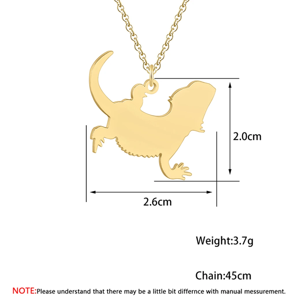 Новое поступление ожерелье Kinitial в виде геккона ящерицы цепочка с подвеской чокер