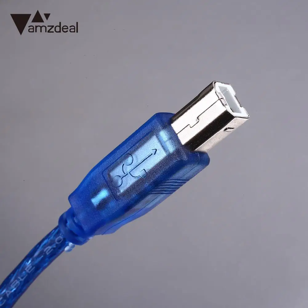 30 см USB 2 0 A штекер к B Мужской кабель конвертер линия для компьютера/ПК/ноутбуков