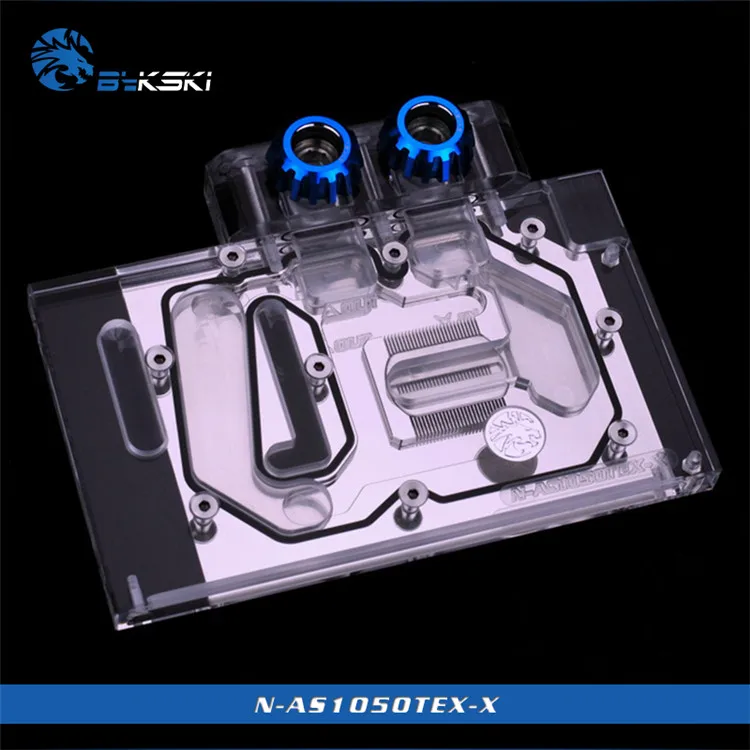 Bykski N-AS1050TEX-X ASUS EX-GTX 1050Ti-4G full cover Graphics card water cooling block | Компьютеры и офис