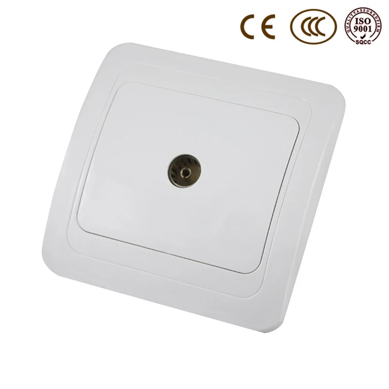 Стены ТВ разъем ЕС/Россия Стандартный высокое качество белого цвета и слоновой