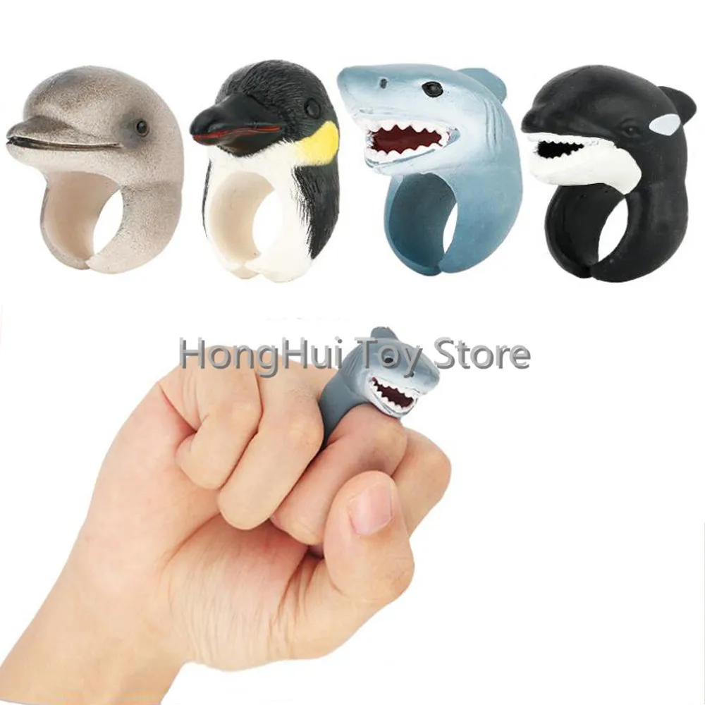

Realistic Ocean Figure Rings Learning Party Favors Toys for Boys Girls Kids Toddlers Forest