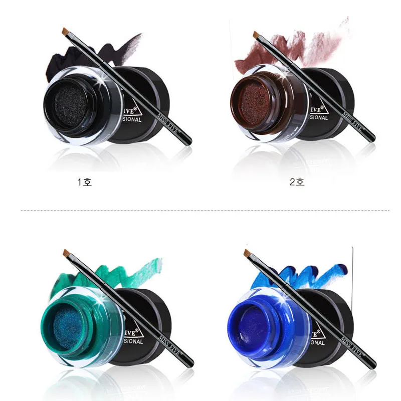 4 цвета воздуха подводка кушон для век Водонепроницаемый макияж черного зеленого