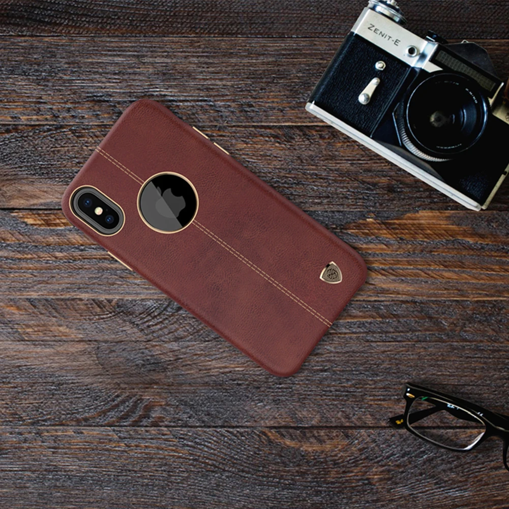 Для iPhone 6 Plus чехол для телефона серия Nillkin Englon чехол винтажный из искусственной кожи чехол для iPhone XR Xs Max Capa Fundas распродажа