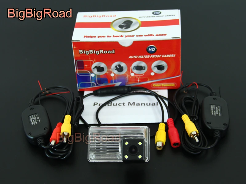 BigBigRoad заднего вида резервного копирования Камера для Toyota avensis t250 t270 2003 2005 2006 2008 2010 2011 2012 2013 парковка Камера