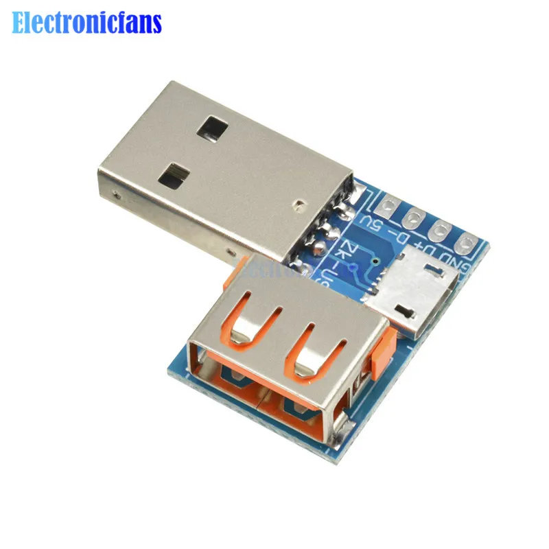 USB конвертер Стандартный мама к папа Micro 4P клеммный адаптер плата 2 54