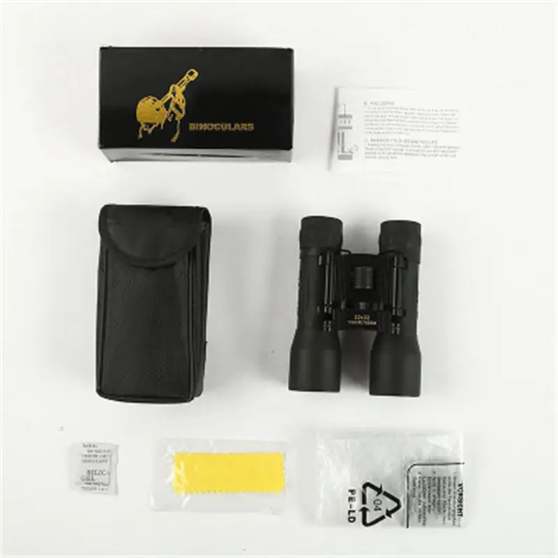 

22X32 Telescope 10X Magnification HD Wide-angle Binoculars Large Eyepiece Low Light Night Vision for Hunting Outdoor telescope