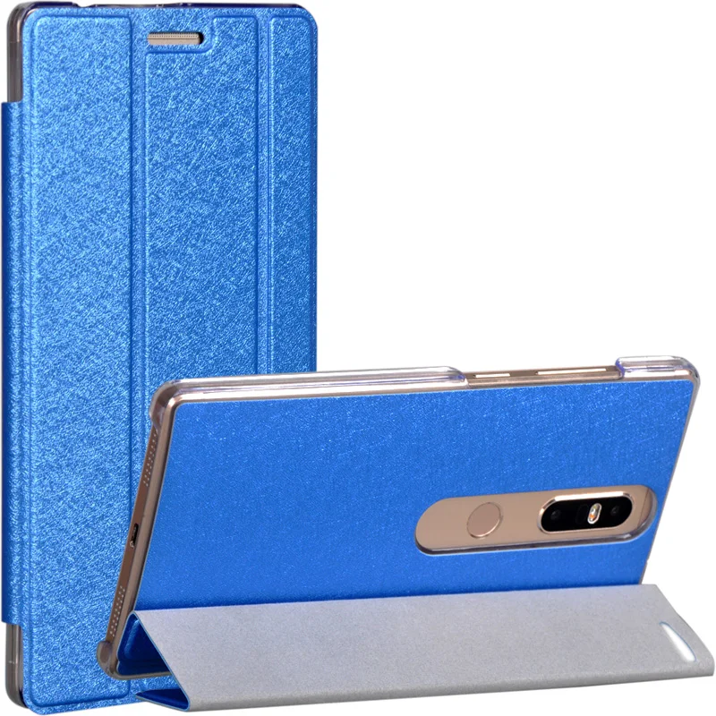 Роскошный Ультратонкий цветной чехол из ПУ кожи с 3 папками и подставкой для Lenovo