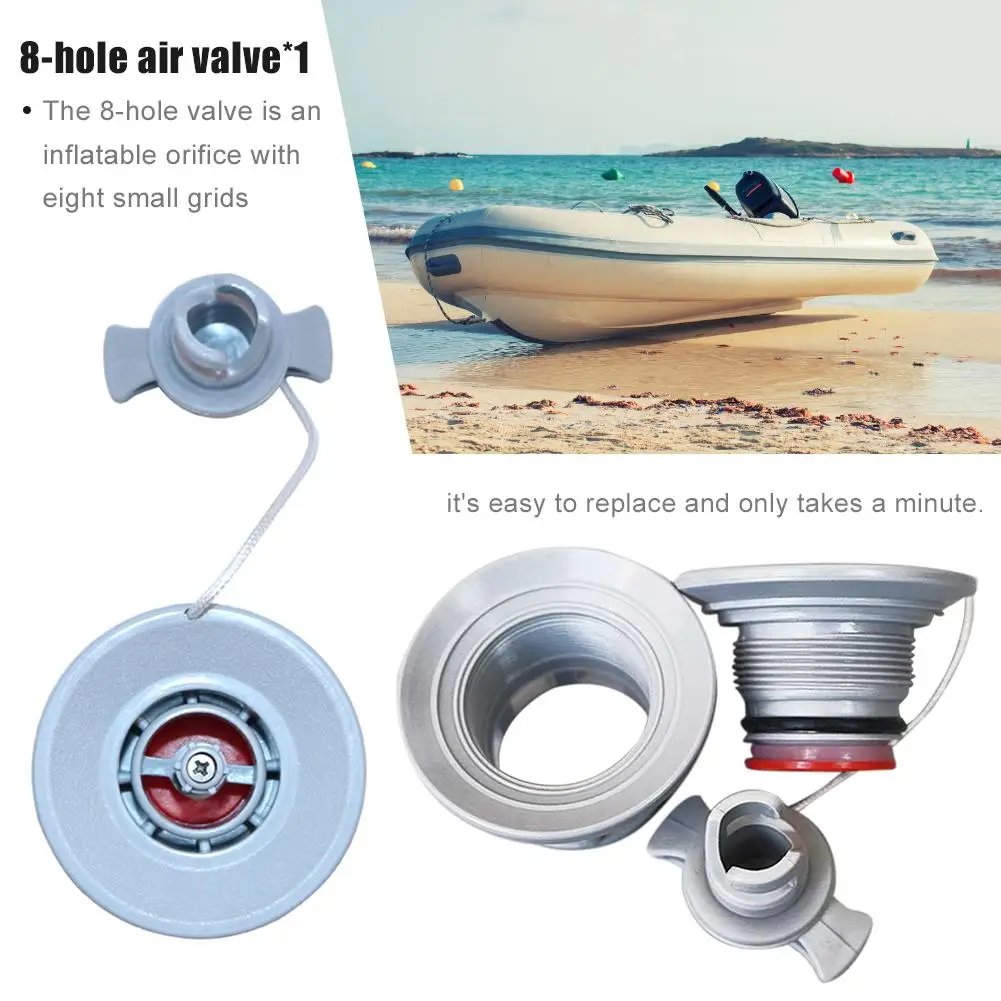 8 отверстий надувная лодка плот для шлюпки байдарки аксессуары каноэ воздушный