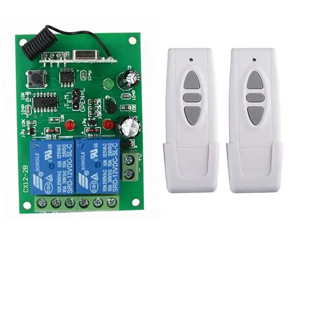 Wireless Remote Switch Controller DC 12V 24V Control Motor Forwards Reverse Up Down Transmitter Manual Button Limit | Электроника