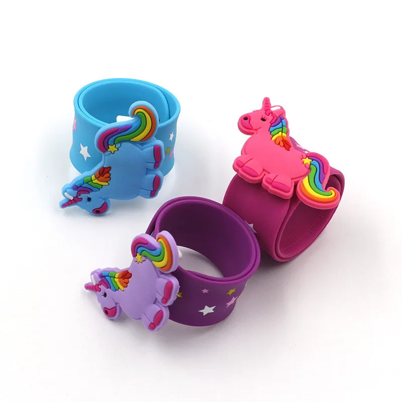 Единорог вечерние аксессуары резиновый браслет/заколка для волос/Кольцо/браслет