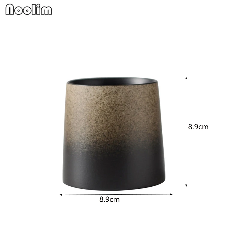 Японские креативные керамические кружки в стиле ретро простая матовая