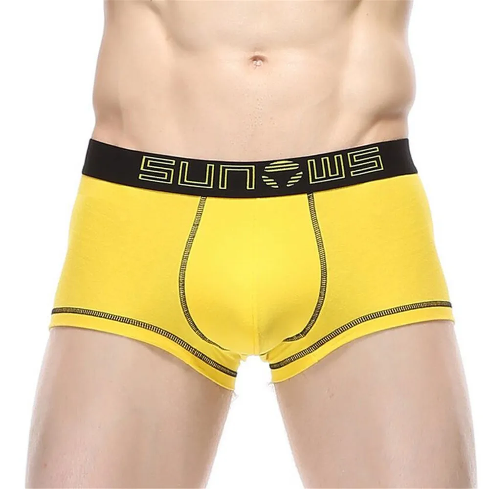 Новинка 2019 трусы боксеры хлопковое Мужское нижнее белье дышащие одноцветные