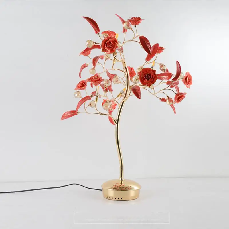 Светодиодные настольные лампы с рождественской елкой прикроватные для свадьбы