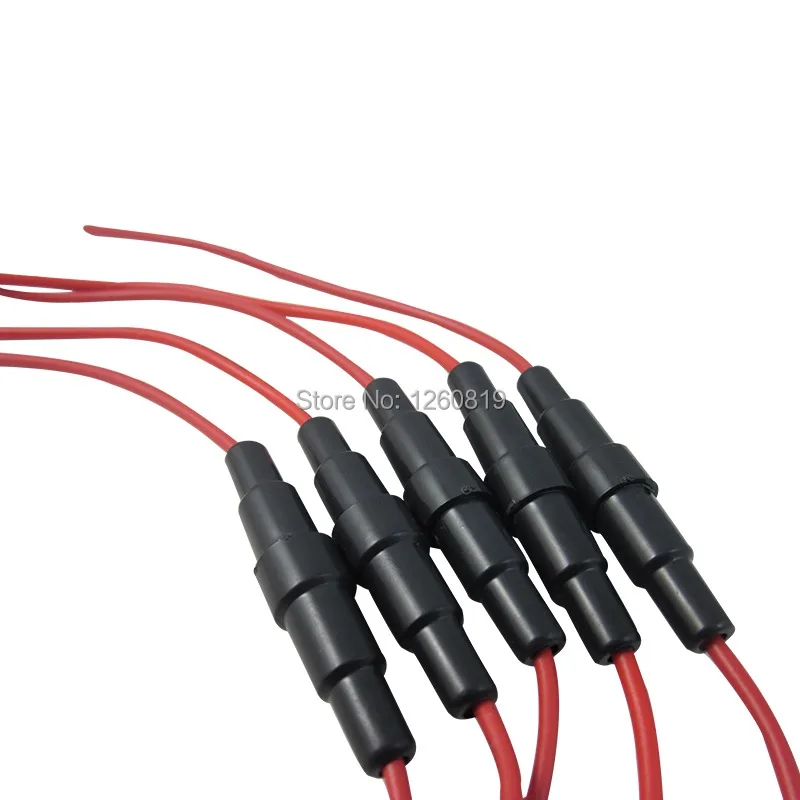 100pcs Box Glass Fuse 5x20mm Quick Fast Assorted 0.5A 1A 2A 3A 4A 5A 6A 8A 10A 15A + 16 AWG Wire Holder | Обустройство дома