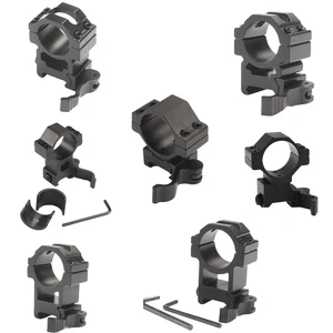 2 шт.лот охотничий быстросъемный кронштейн для прицела 30 мм 25,4 мм цилиндрическое крепление кольцо 20 мм Picatinny рельсовый Адаптер для винтовки