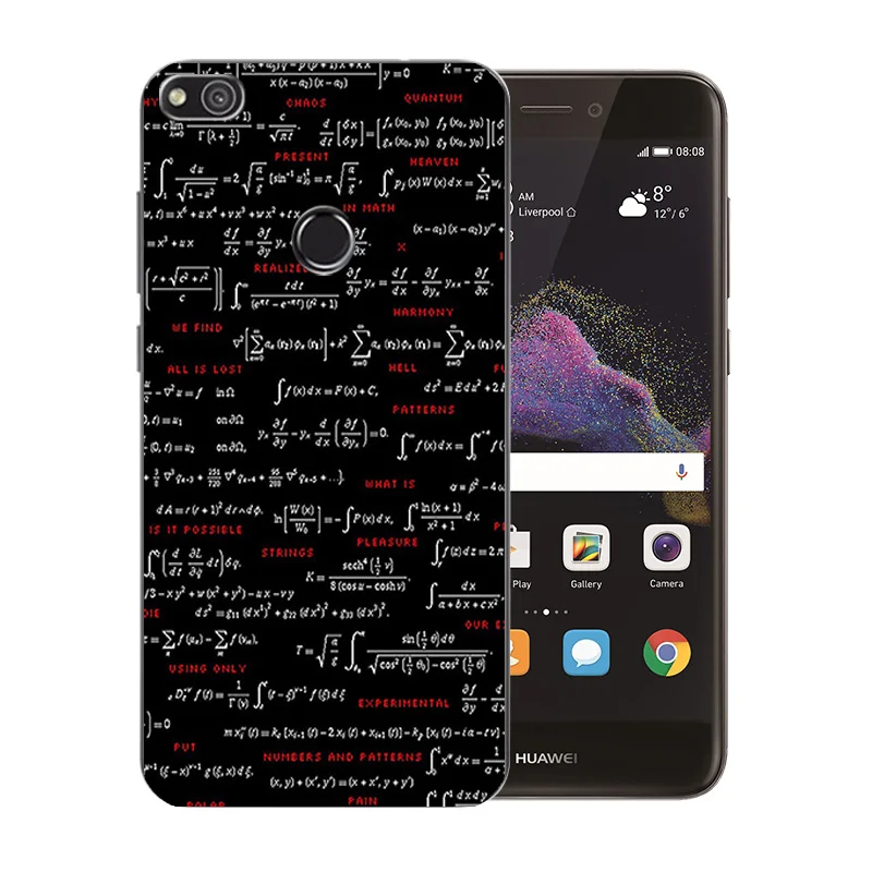 Мягкие ТПУ чехлы для телефонов Huawei P8 Lite 2017/Honor 8 Lite/P9 2017/Nova Lite/GR3 2017 цветной защитный
