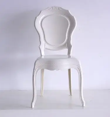 Оптовая продажа качественный пластиковый обеденный стул принцессы свадебное