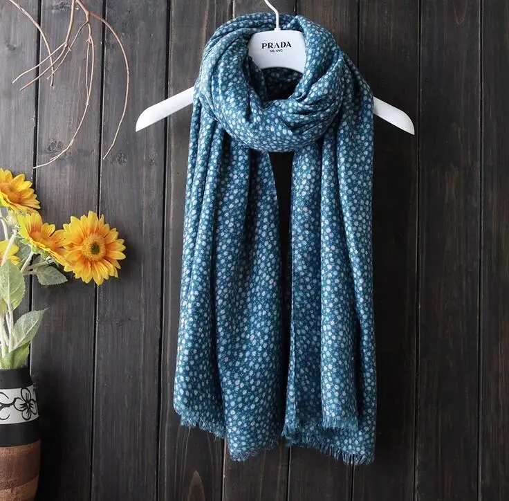 Популярный дизайнер женщин printe цветочный чешские шали мусульманин популярны