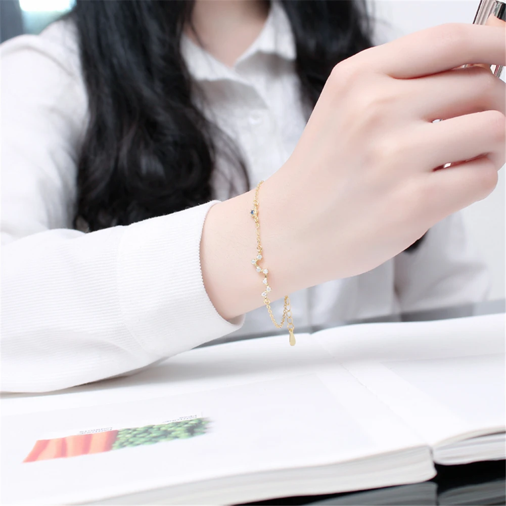 Настоящее Твердое Серебро 925 пробы браслет ювелирные украшения для женщин