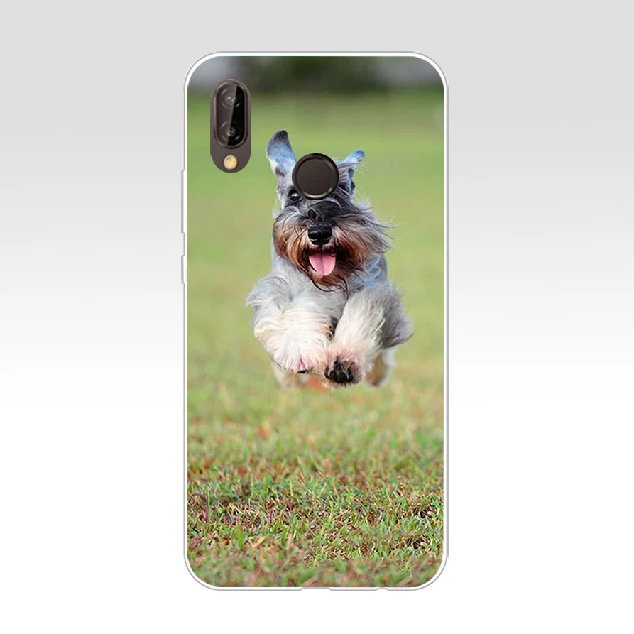 71H миниатюрный Schnauzer Мягкий Силиконовый ТПУ чехол для huawei Nova 3 3i p smart | Мобильные