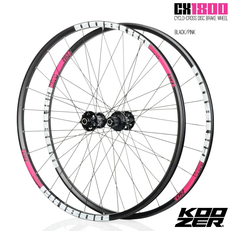 CX1800 KOOZER Bicicleta de Estrada Rodas de Bicicleta Rodado Freio A Disco Anel de Rolamento 72 700C 4 24 Buraco 1820g