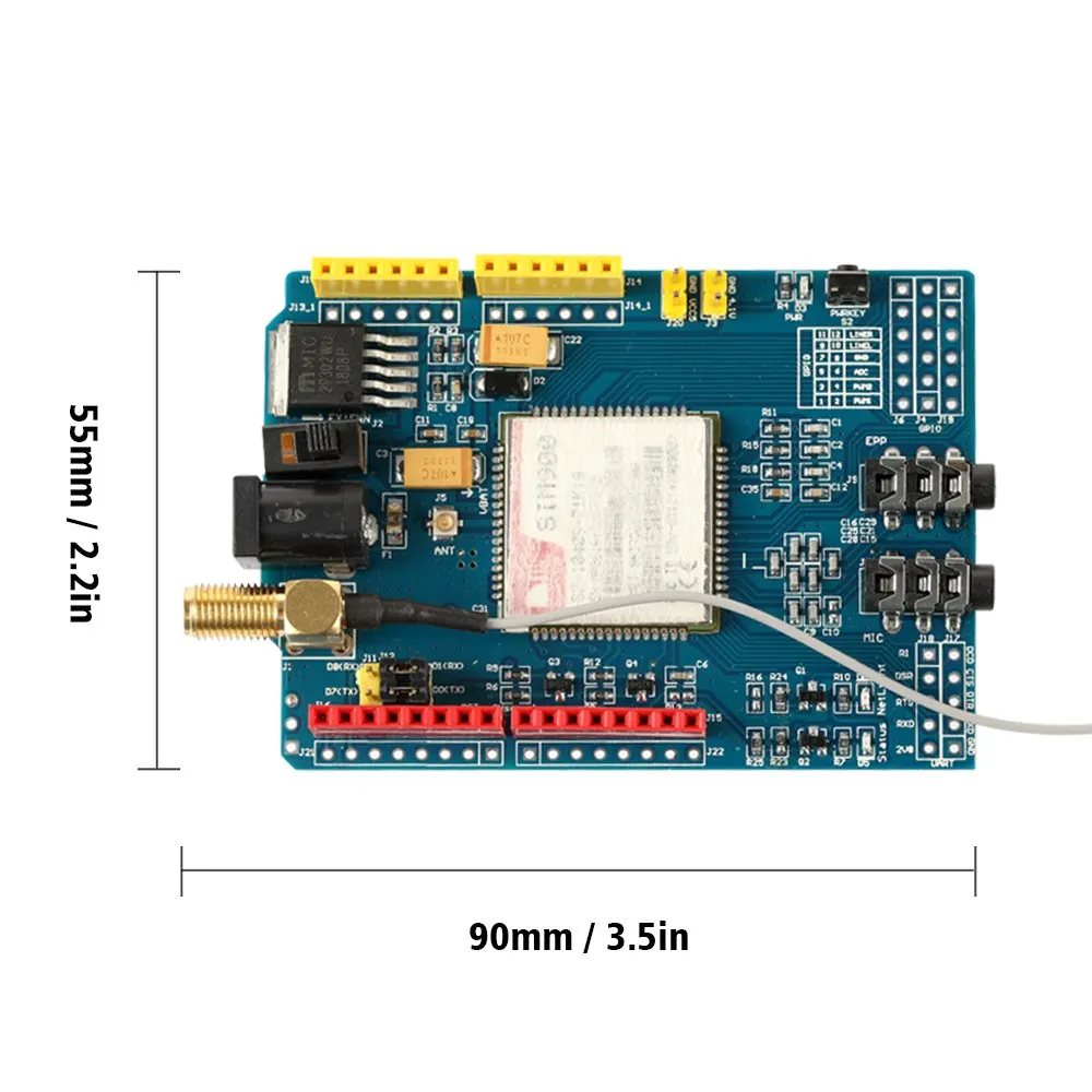 SIM900 850/900/1800/1900 MHz GPRS/GSM модуль для Arduino | Инструменты