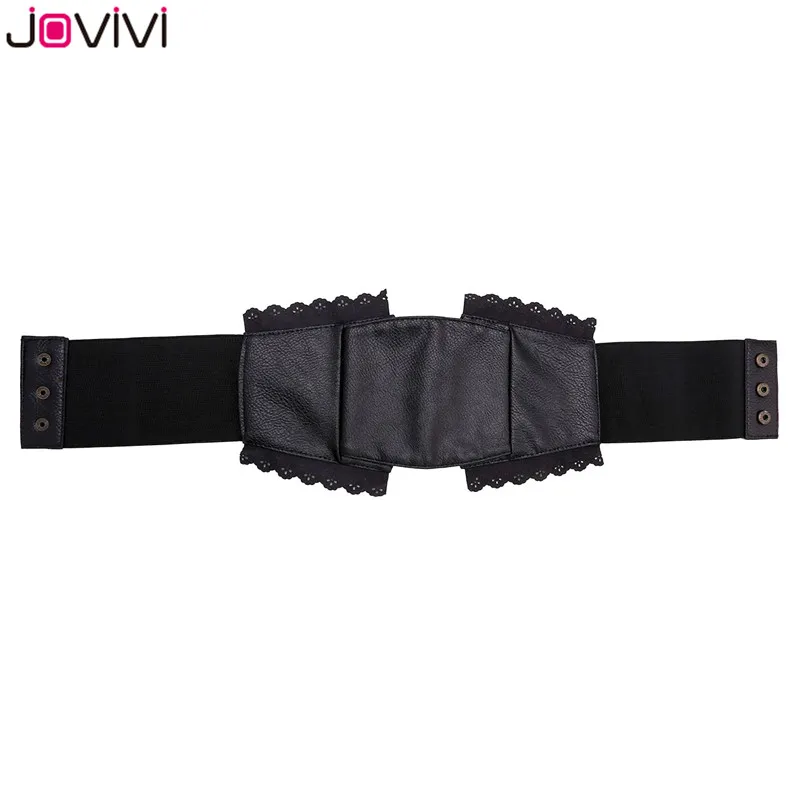Корсет Jovivi женский из моделирующий пояс-корсет кожи эластичный широкий пояс в