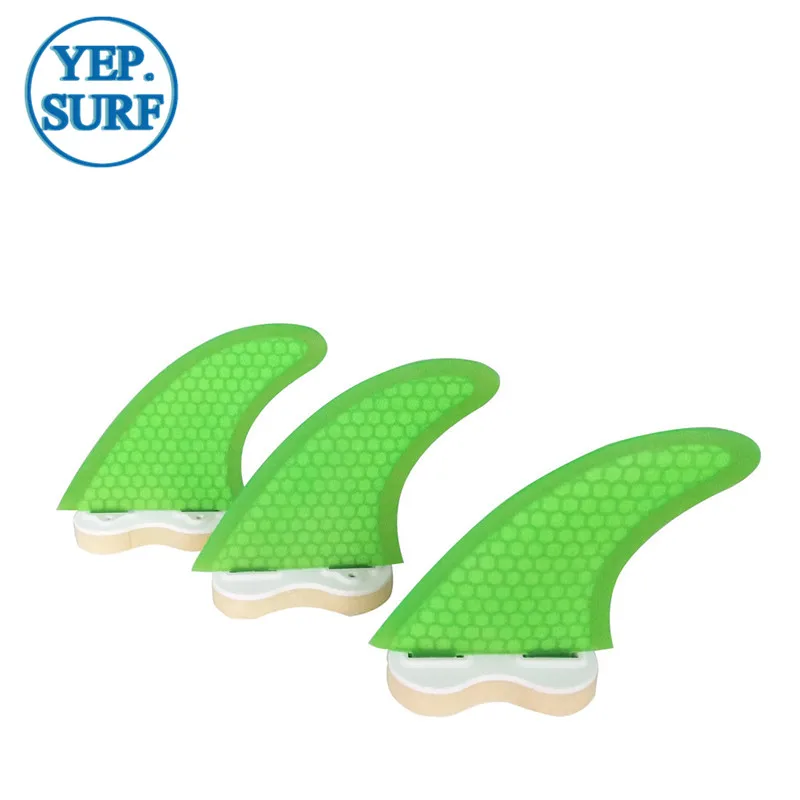 

NEW Style FCS Fin G3/G5/G7 Carbonfiber Honeycomb Green Surfboard Fins prancha quilhas de Surf Fins
