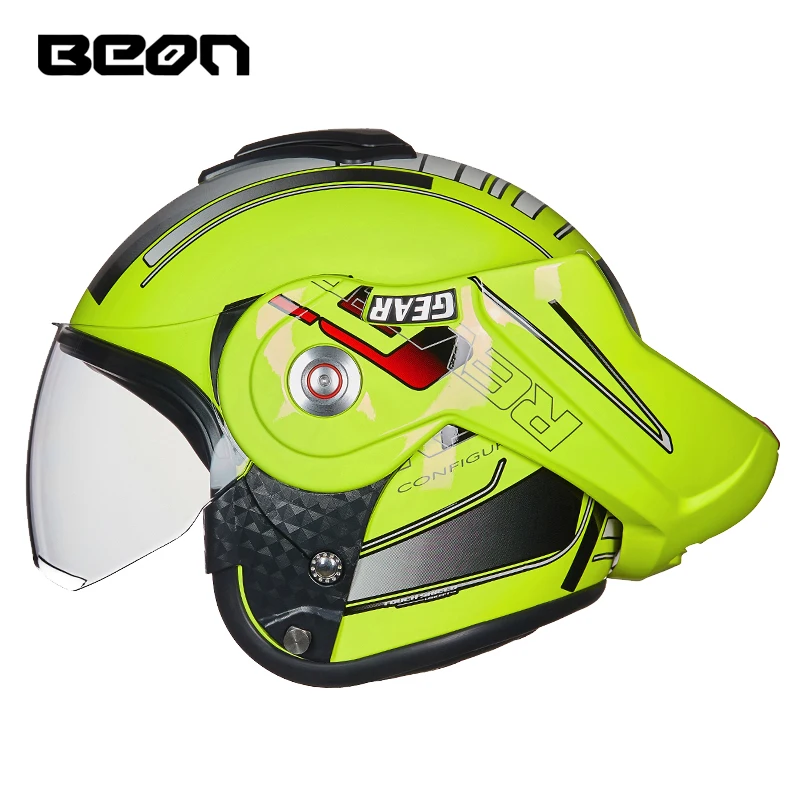 Мотоциклетный шлем BEON модульный с открытым лицом новая модель|motocross helmet|racing