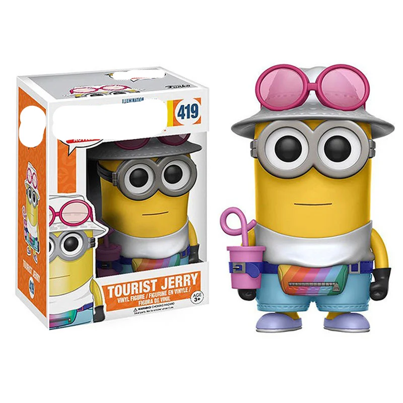 Funko POP Гадкий я, Миньоны украшения Единорог пушистые brinquedos Фигурки игрушки для детей подарок на день рождения