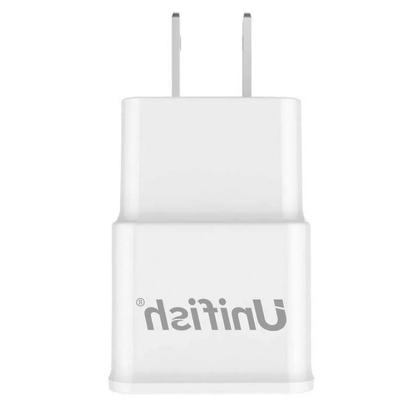 Unifish 5 В 2.0 Dual USB Зарядное устройство для телефона Портативный стабильный Быстрый