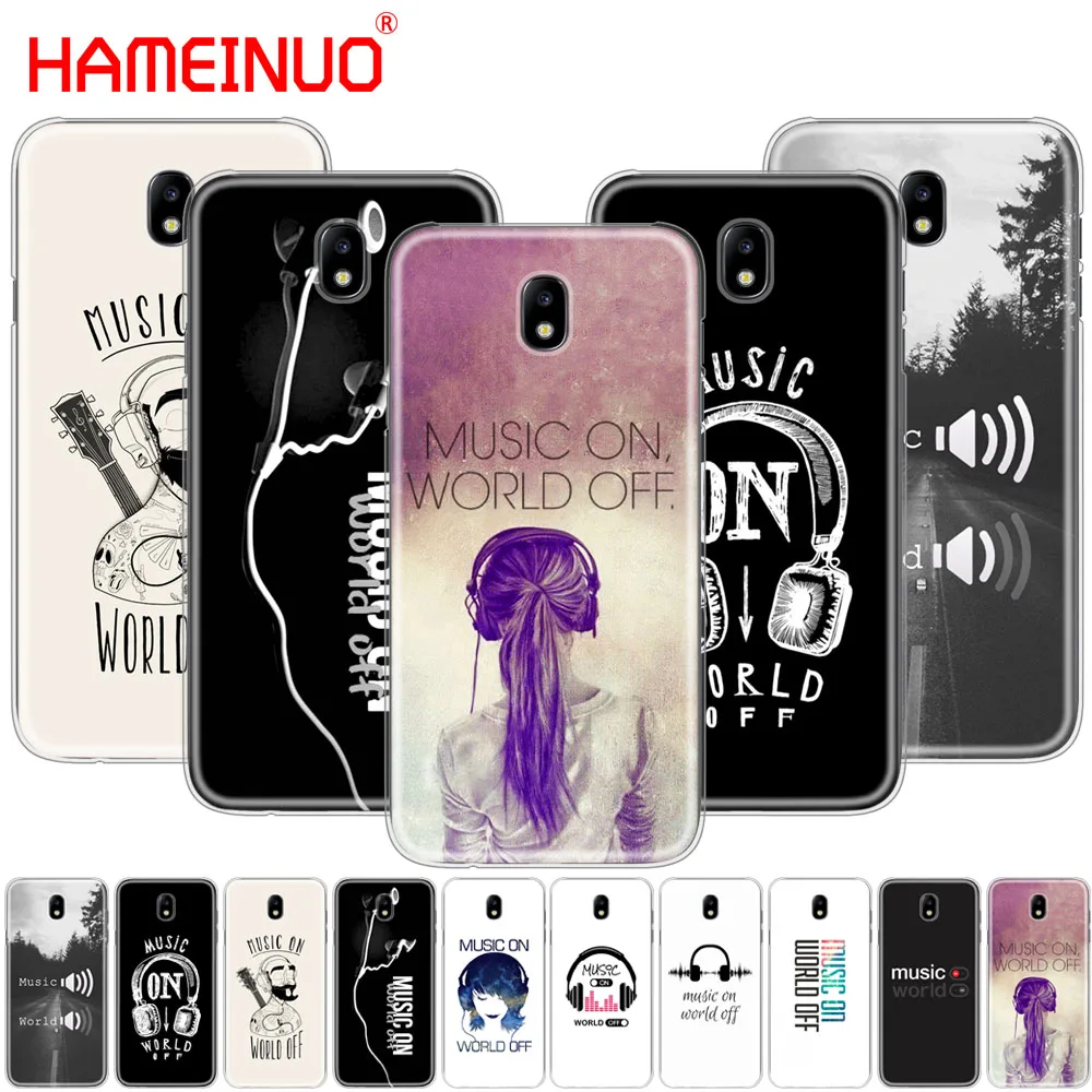 HAMEINUO чехол для телефона с рисунком Музыка в мире Samsung Galaxy J3 J5 J7 2017 J527 J727 J327 J330 J530 J730