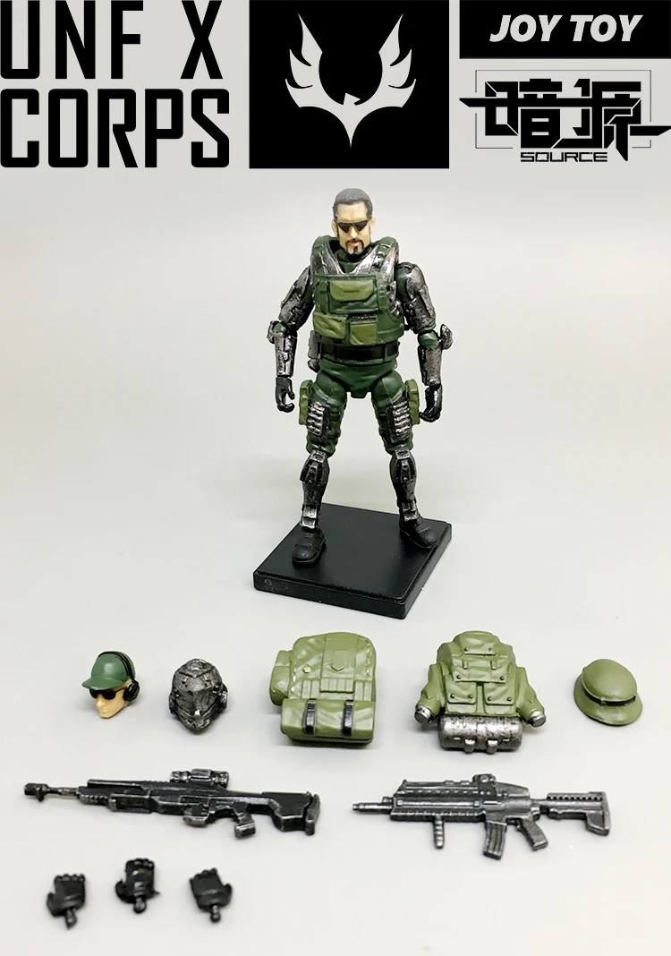 1/27 JOYTOY фигурка солдата UNF X Корпус военная модель игрушки для мальчика бесплатная