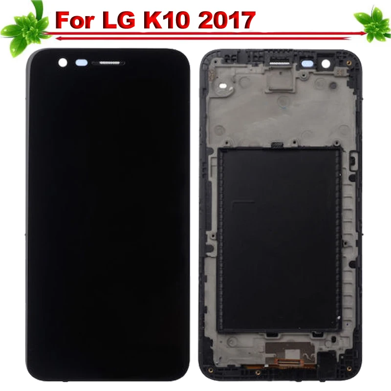 Для LG K10 2017 ЖК-дисплей M250 M250N M250E с рамкой сенсорный экран дигитайзер сборка для |