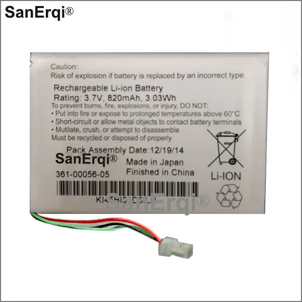 820mAh батарея 361 00056 05 для Garmin Nuvi 40 40LM 52 52LM 56LMT 66LM 68LMT батарея|Аккумуляторы мобильных
