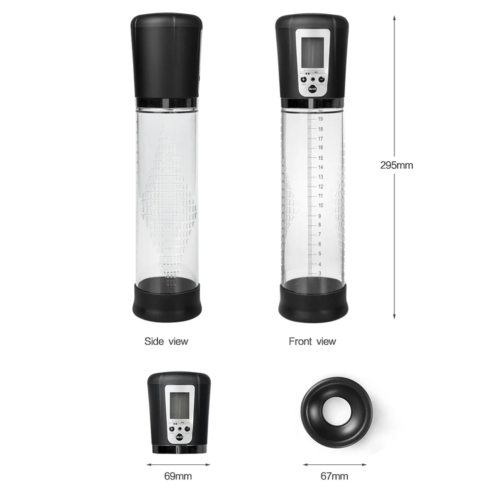 Electric Penis Pump,Strong USB Rechargeable Automatic Penis Enlargement Vacuum Pump,Erection Penis Enlarger,Penis Extender