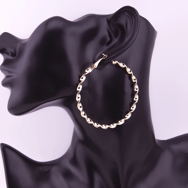 Новые Классические серьги кольца Женские Ювелирные изделия Круглые для женщин