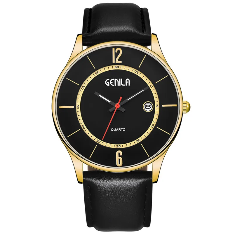 Горячие Брендовые мужские часы Роскошные Кварцевые Бизнес повседневные