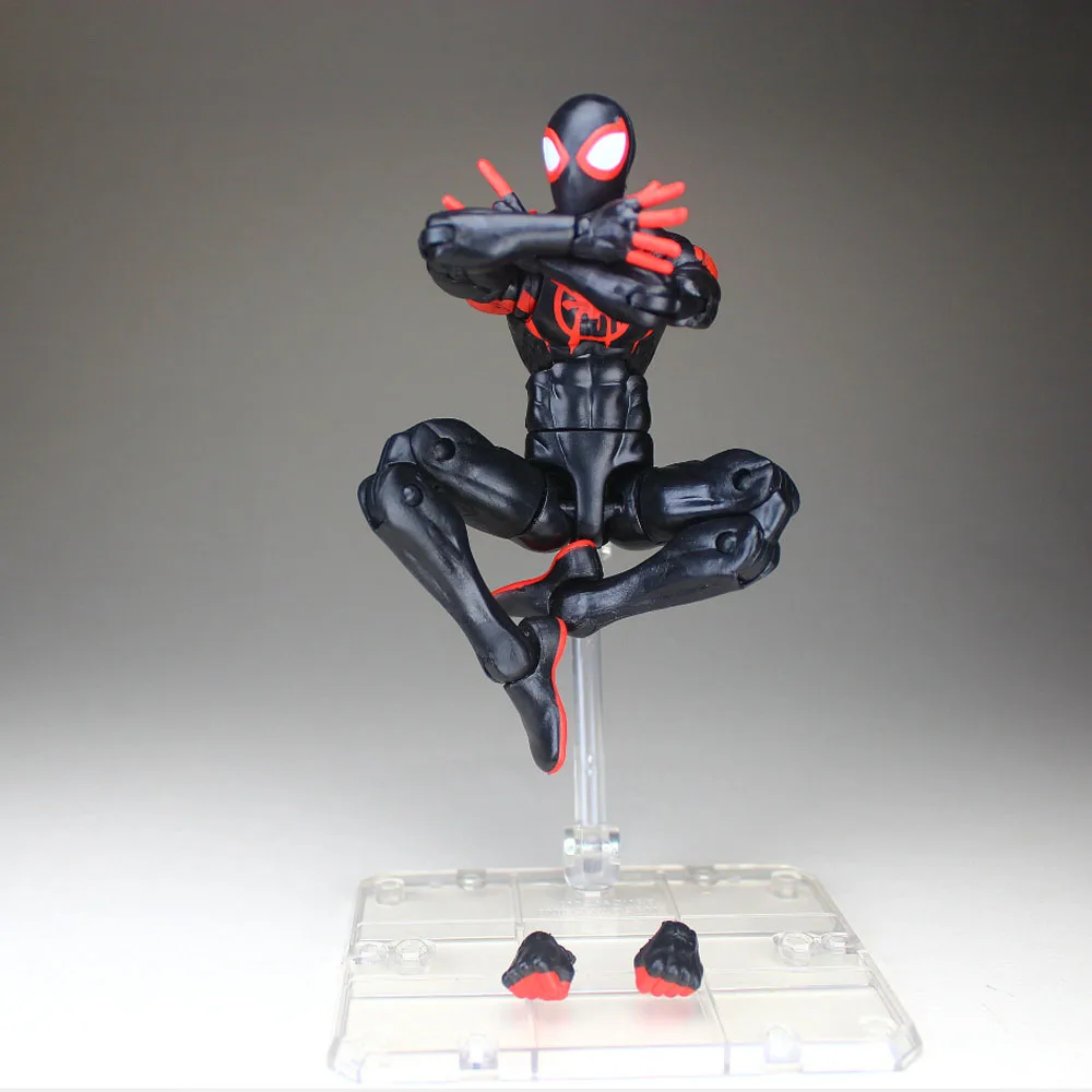 Marvel Legend Into the Spiderverse Человек-паук Майлз на заказ с подставкой " свободная фигурка