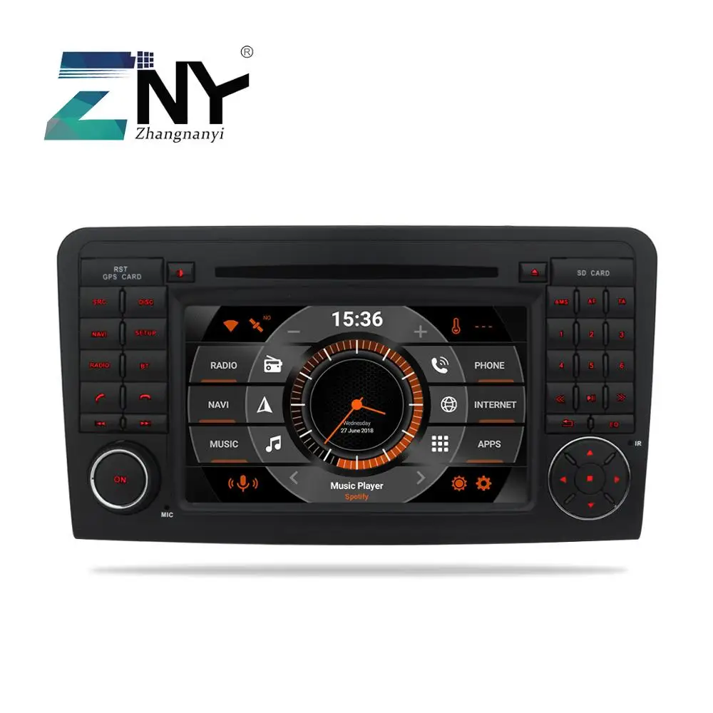 7 &quotips Android 8 Автомобильный DVD 2 Din Авто Радио для Benz класс GL ML W164 X164 ML350 GL450