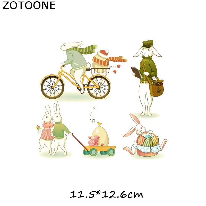 ZOTOONE детская Аппликация в мультяшном стиле Передачи тепла для одежды с надписью
