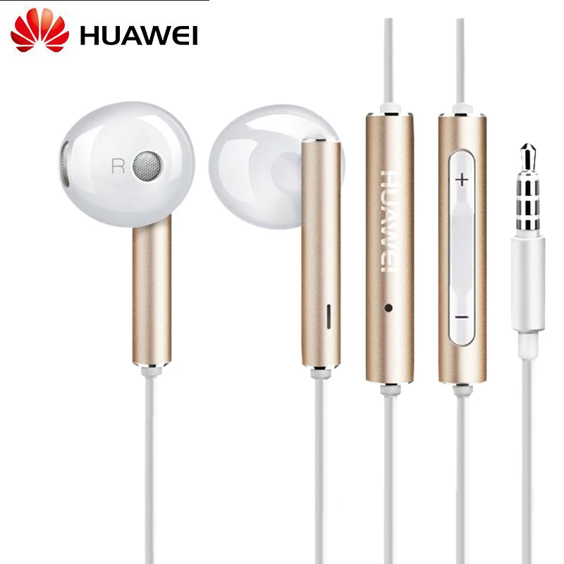 Металлические наушники Huawei Honor AM116 фирменная гарнитура с микрофоном регулировка